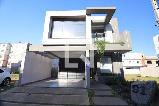 Fachada da casa de casa de condomínio à venda com 4 quartos, 232m² em Fátima, Canoas