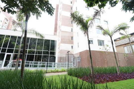 Fachada do Prédio de apartamento para alugar com 2 quartos, 37m² em Lapa de Baixo, São Paulo