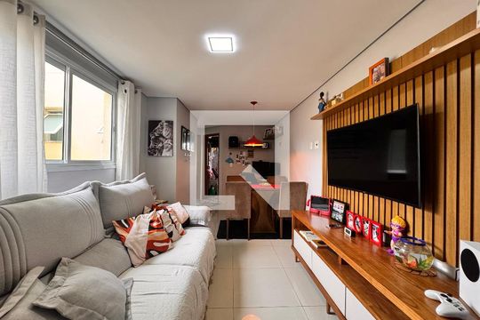 Sala de apartamento à venda com 2 quartos, 153m² em Vila Marina, Santo André