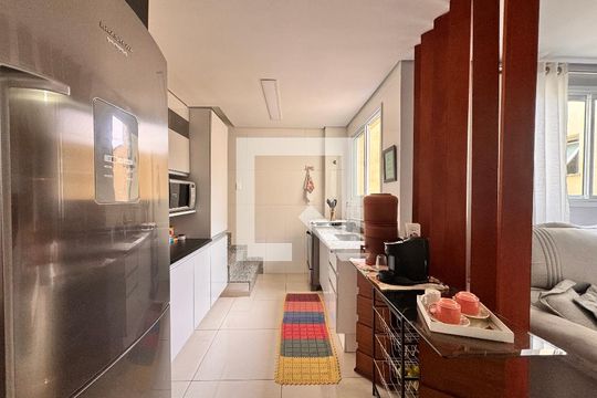 Cozinha de apartamento à venda com 2 quartos, 153m² em Vila Marina, Santo André