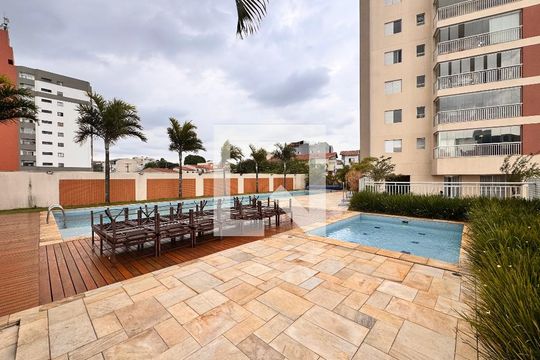 Área comum - Piscina de apartamento à venda com 3 quartos, 115m² em Vila Valparaíso, Santo André
