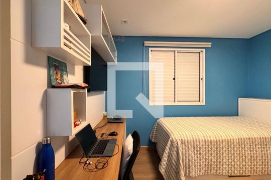 Quarto 1 de apartamento à venda com 3 quartos, 115m² em Vila Valparaíso, Santo André