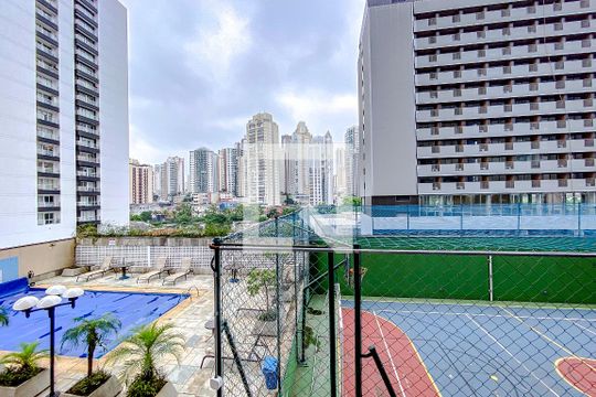 Vista da Varanda de apartamento à venda com 3 quartos, 89m² em Vila Regente Feijó, São Paulo