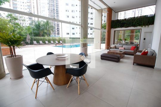 Hall social de apartamento para alugar com 4 quartos, 278m² em Jardim Fonte do Morumbi, São Paulo