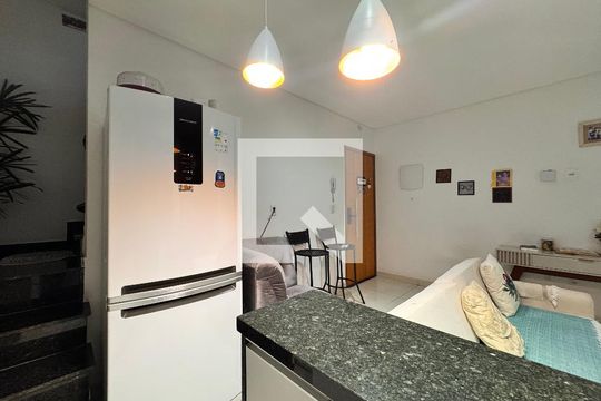 Cozinha de apartamento à venda com 2 quartos, 100m² em Jardim das Maravilhas, Santo André
