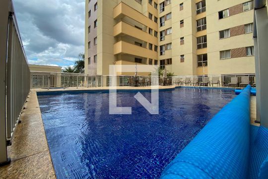 Área comum - Piscina de apartamento à venda com 1 quarto, 57m² em Guará Ii, Brasília