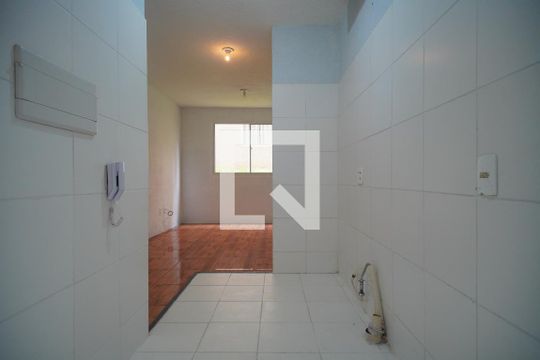 Cozinha de apartamento para alugar com 2 quartos, 42m² em Santo Afonso, Novo Hamburgo