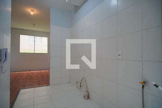Cozinha de apartamento para alugar com 2 quartos, 42m² em Santo Afonso, Novo Hamburgo
