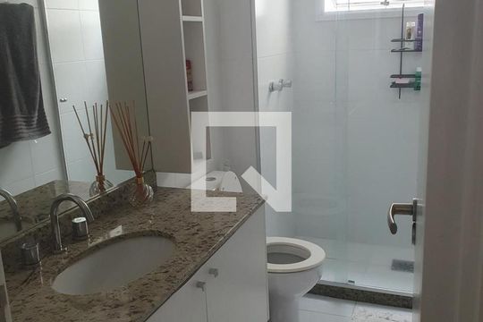 Banheiro de apartamento à venda com 3 quartos, 90m² em Recreio dos Bandeirantes, Rio de Janeiro