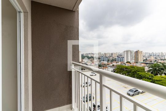 Varanda da Sala de apartamento à venda com 2 quartos, 43m² em Água Funda, São Paulo