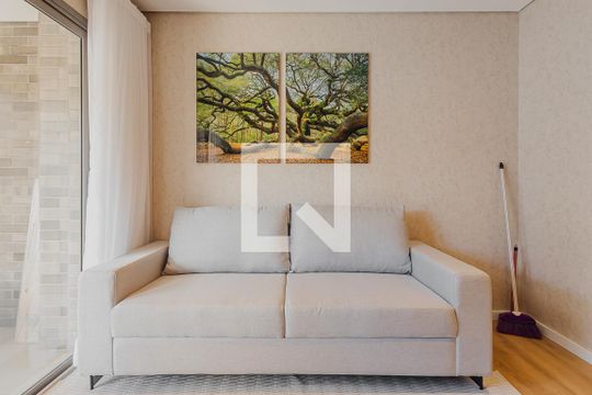 Sala de apartamento à venda com 1 quarto, 38m² em Jardim Paulista, São Paulo