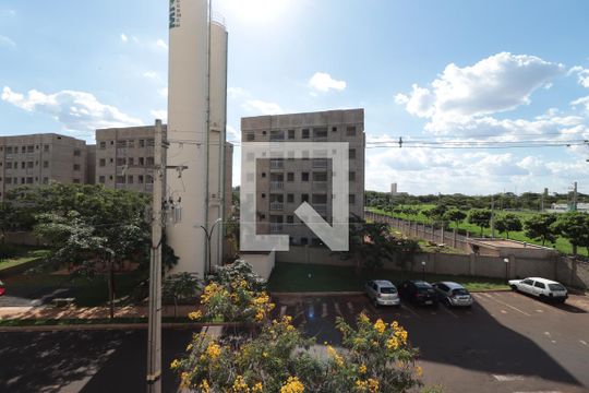Vista quarto 1  de apartamento para alugar com 2 quartos, 45m² em Chácaras Hipica, Ribeirão Preto