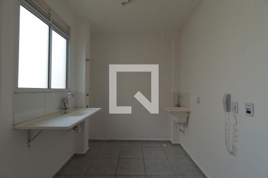 Cozinha  de apartamento para alugar com 2 quartos, 45m² em Chácaras Hipica, Ribeirão Preto