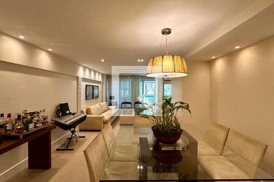 Sala de apartamento à venda com 3 quartos, 156m² em Laranjeiras, Rio de Janeiro