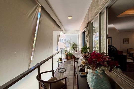Varanda da sala de apartamento à venda com 4 quartos, 161m² em Botafogo, Rio de Janeiro