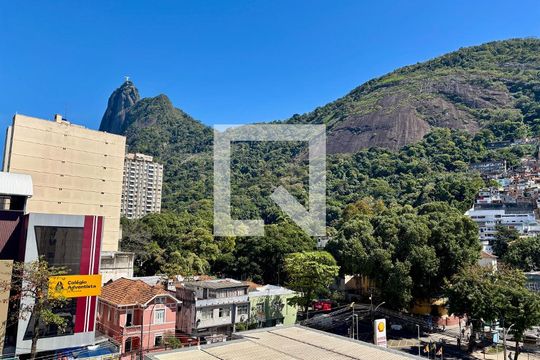 Varanda da sala - vista para o Cristo redentor de apartamento à venda com 4 quartos, 161m² em Botafogo, Rio de Janeiro