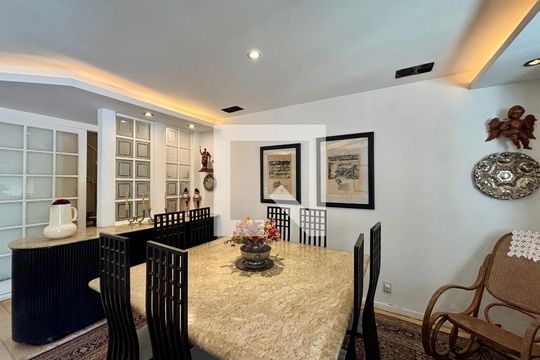 Sala de apartamento à venda com 4 quartos, 161m² em Botafogo, Rio de Janeiro