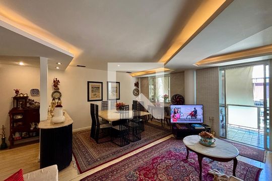 Sala de apartamento à venda com 4 quartos, 161m² em Botafogo, Rio de Janeiro