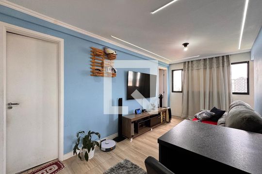 Sala de apartamento à venda com 2 quartos, 47m² em Jardim Jamaica, Santo André