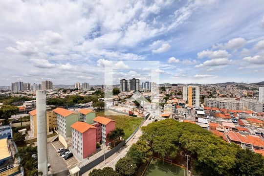 Vista da Sala de apartamento à venda com 2 quartos, 47m² em Jardim Jamaica, Santo André