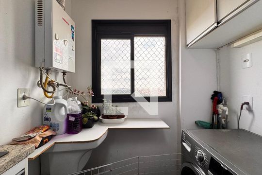 Lavanderia de apartamento à venda com 2 quartos, 47m² em Jardim Jamaica, Santo André