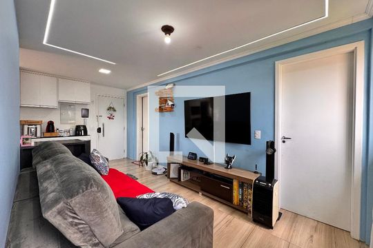Sala de apartamento à venda com 2 quartos, 47m² em Jardim Jamaica, Santo André