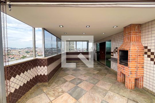 Terraço de apartamento à venda com 4 quartos, 240m² em Eldorado, Contagem