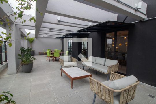 Área comum - Sky View de apartamento para alugar com 1 quarto, 31m² em Jardim das Acacias, São Paulo