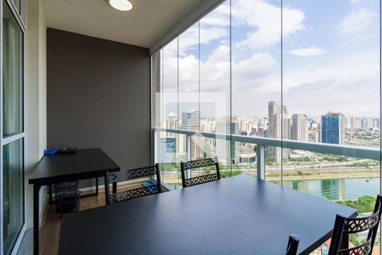 Sala de apartamento à venda com 1 quarto, 36m² em Real Parque, São Paulo