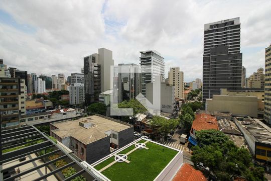 Varanda de apartamento à venda com 2 quartos, 71m² em Pinheiros, São Paulo
