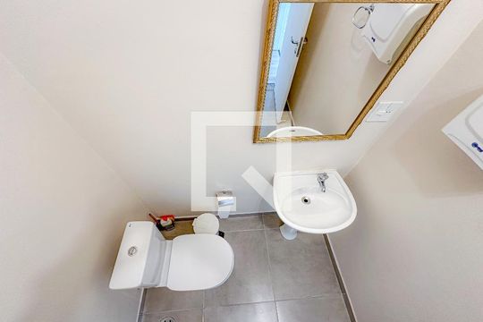 Banheiro de kitnet/studio à venda com 1 quarto, 41m² em Perdizes, São Paulo