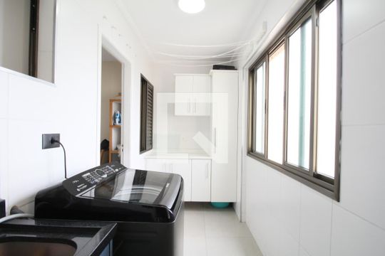 Área de Serviço de apartamento à venda com 3 quartos, 120m² em Chácara Agrindus, Taboão da Serra