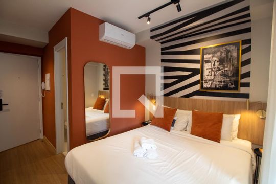 Studio de kitnet/studio para alugar com 1 quarto, 25m² em Brooklin Paulista, São Paulo