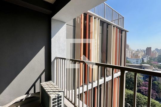 Varanda do Studio de kitnet/studio à venda com 1 quarto, 28m² em Cerqueira César, São Paulo