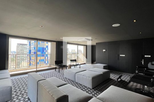 Área comum de kitnet/studio à venda com 1 quarto, 28m² em Cerqueira César, São Paulo