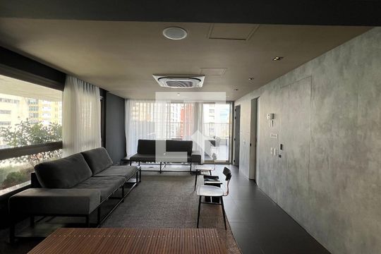 Área comum de kitnet/studio à venda com 1 quarto, 28m² em Cerqueira César, São Paulo