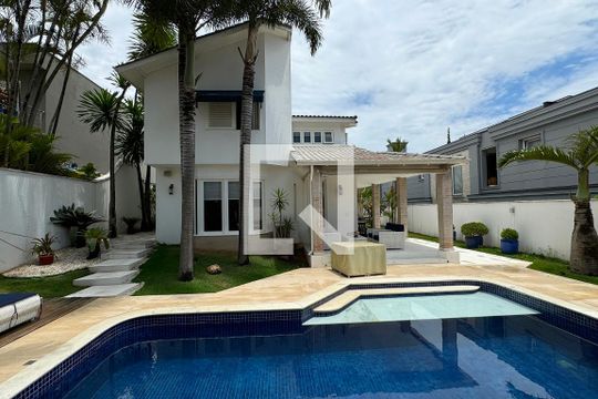 Piscina de casa de condomínio à venda com 3 quartos, 414m² em Alphaville Residencial Dois, Barueri