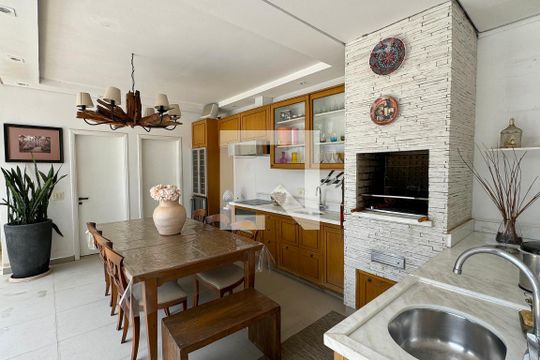 Churrasqueira de casa de condomínio à venda com 3 quartos, 414m² em Alphaville Residencial Dois, Barueri