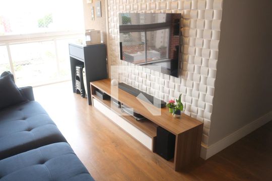 Sala  de apartamento para alugar com 3 quartos, 77m² em Santa Paula, São Caetano do Sul