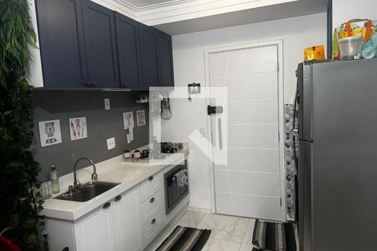 Cozinha de apartamento à venda com 1 quarto, 29m² em Parque Vitória, São Paulo