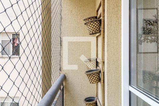 Varanda da Sala de apartamento à venda com 2 quartos, 54m² em Vila das Belezas, São Paulo