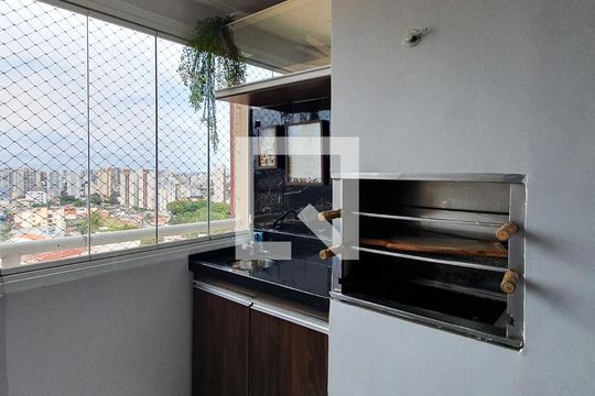 Varanda gourmet de apartamento à venda com 2 quartos, 65m² em Baeta Neves, São Bernardo do Campo