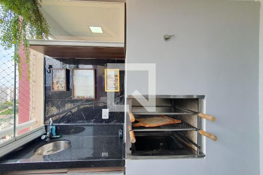 Varanda gourmet  de apartamento à venda com 2 quartos, 65m² em Baeta Neves, São Bernardo do Campo