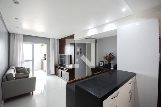 Sala de apartamento à venda com 2 quartos, 65m² em Baeta Neves, São Bernardo do Campo