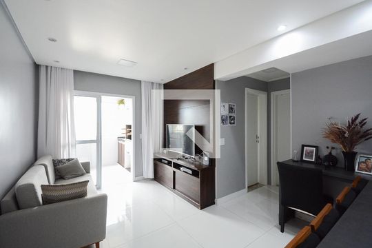Sala de apartamento à venda com 2 quartos, 65m² em Baeta Neves, São Bernardo do Campo