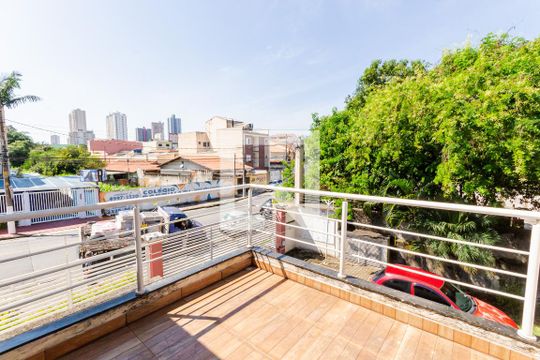 Varanda da Suíte de casa de condomínio à venda com 4 quartos, 133m² em Vila São Pedro, Santo André