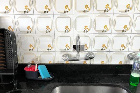 Cozinha  de apartamento à venda com 2 quartos, 73m² em Vila Mascote, São Paulo