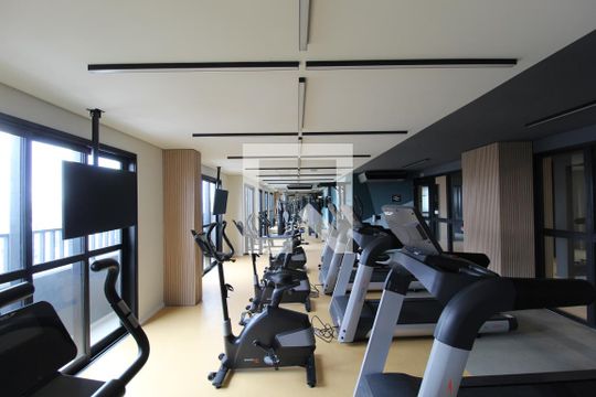 Área Comum - Academia de kitnet/studio à venda com 1 quarto, 25m² em Indianópolis, São Paulo