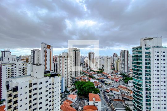 Vista da Varanda de apartamento à venda com 1 quarto, 50m² em Vila Regente Feijó, São Paulo