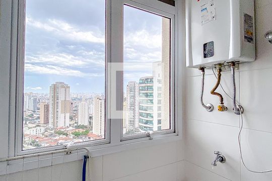 Área de Serviço de apartamento à venda com 1 quarto, 50m² em Vila Regente Feijó, São Paulo
